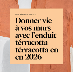 Donner vie à vos murs avec l'enduit terracotta en 2026