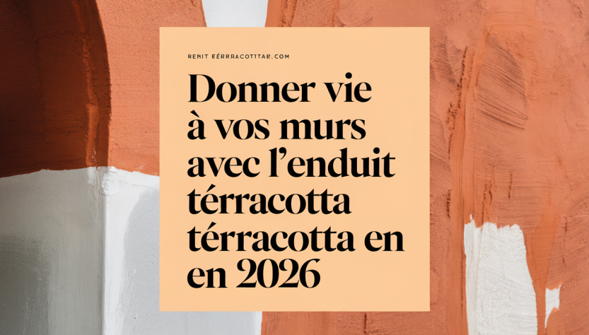 Donner vie à vos murs avec l'enduit terracotta en 2026